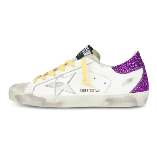 Golden Goose Super Star Stylish Skateboarding Shoes Women's White