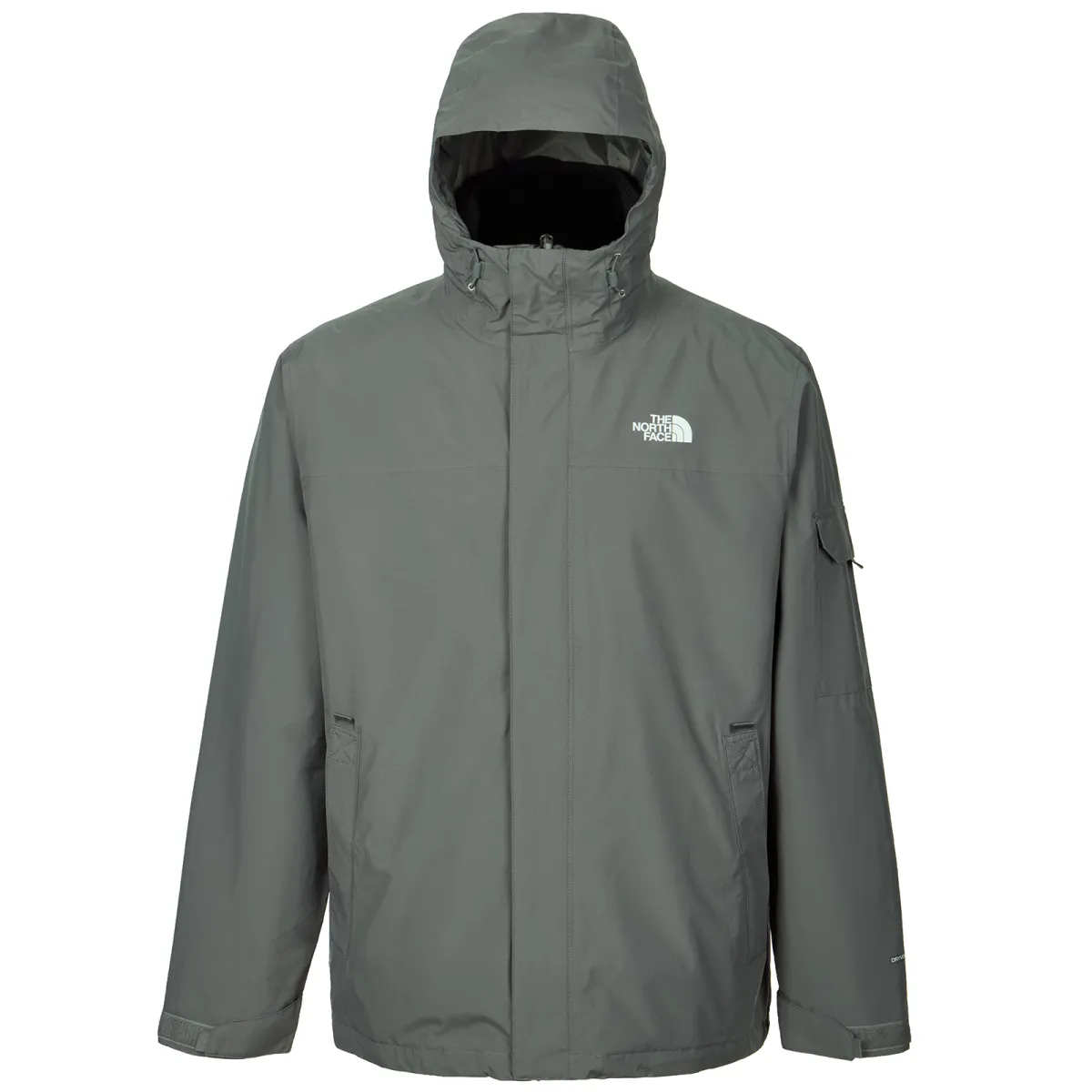 THE NORTH FACE Jackets Men's Gray Hooded (Non-detachable) Moderate Straight Fit