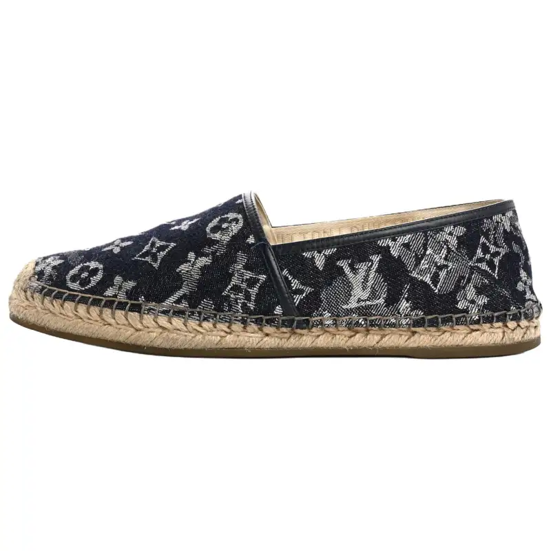 LOUIS VUITTON Waterfall Shoes 'Destroyed Denim Monogram'