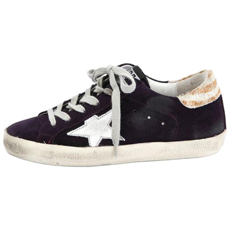 Женские кеды Golden Goose Super-Star (фиолетовые)