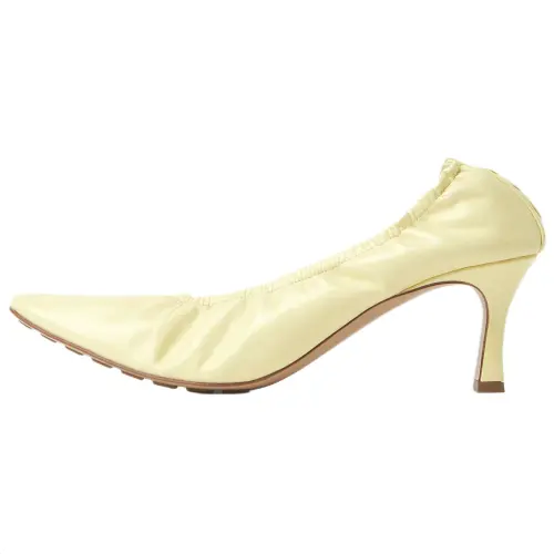 Bottega Veneta Sofia Slim Heel High Heels 6CM Women's Light Yellow