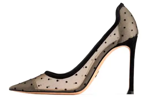 DIOR D Moi Slim Heel High Heels Women's Black
