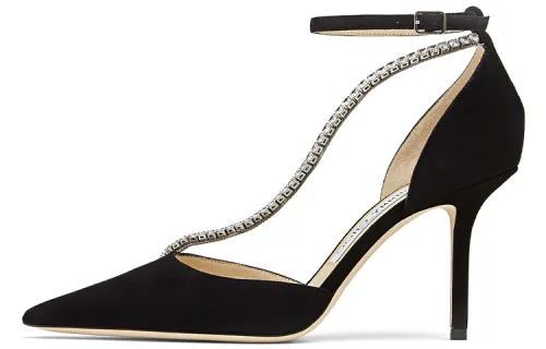 Jimmy Choo Talika Slim Heel High Heels 8.5cm Women's Black