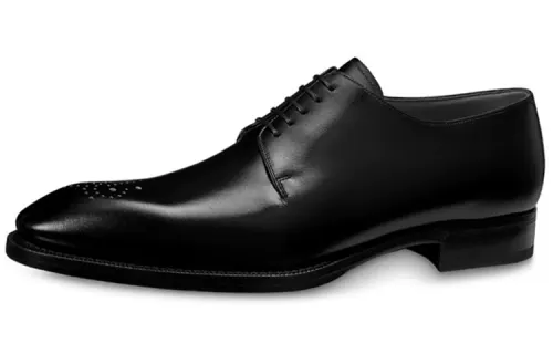 LOUIS VUITTON Varenne Dress Shoes Men's Black