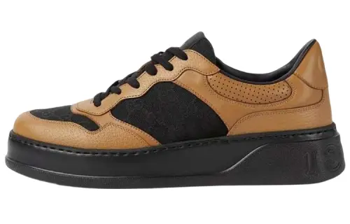 Gucci Lace Up Sneaker 'GG Embossed - Camel'