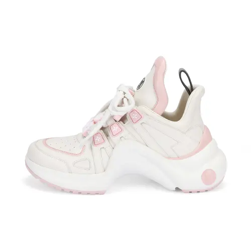 LOUIS VUITTON Archlight Low top Chunky Sneakers Women's White Pink