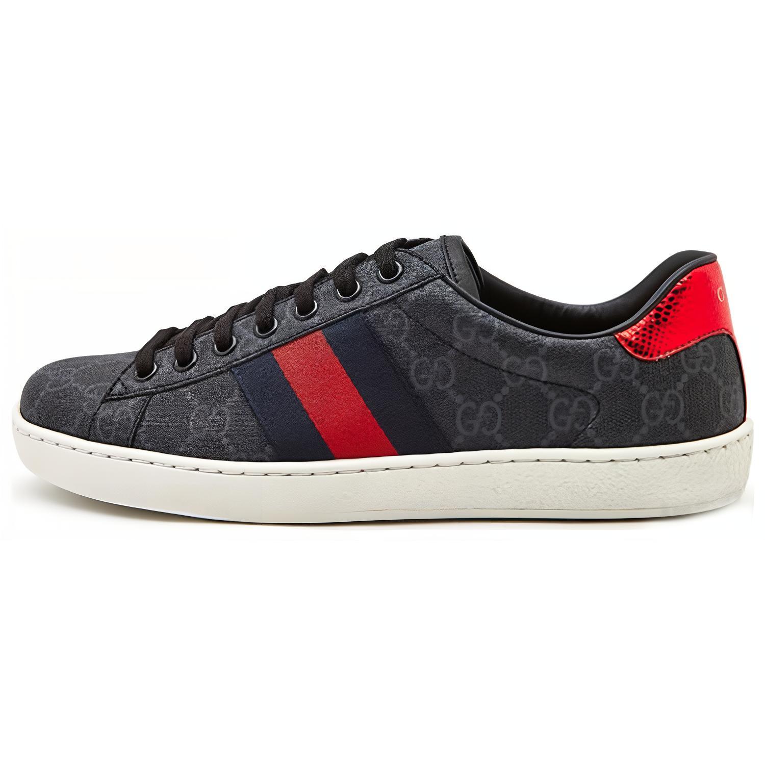Мужские кеды Gucci ACE (черные)