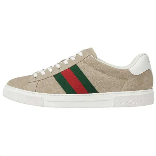 Gucci Ace Sneaker 'GG Oatmeal Suede'