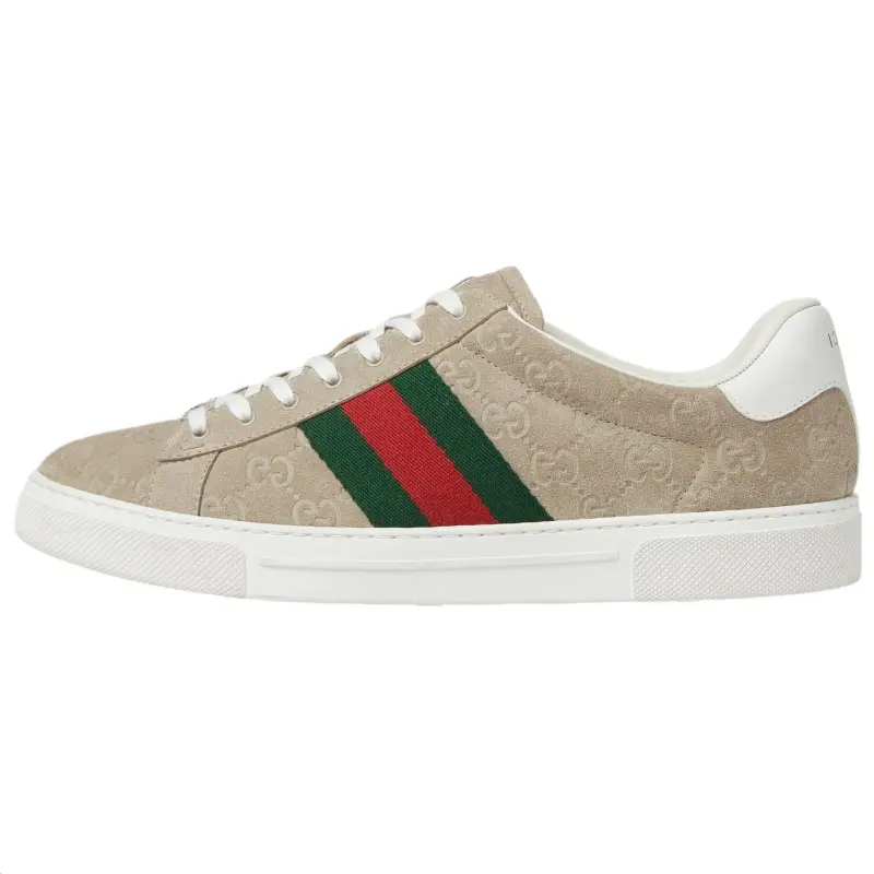 Gucci Ace Sneaker 'GG Oatmeal Suede'