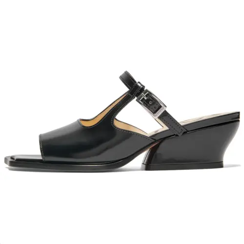 LOEWE Onda Slide Slippers 4.5cm Women's Black