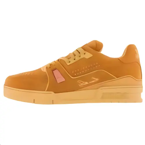 LOUIS VUITTON Trainer Low top Skateboard Shoes Men's Orange