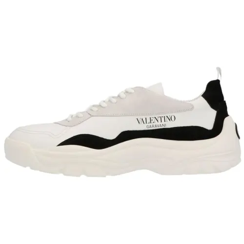 Valentino Gumboy Cow Leather Lightweight Low top Casual Shoes Men's White