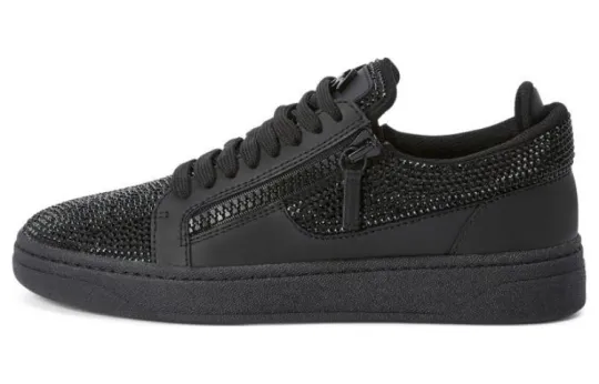 Giuseppe Zanotti Gz 94 crystal-embellished double-zip low-top sneakers