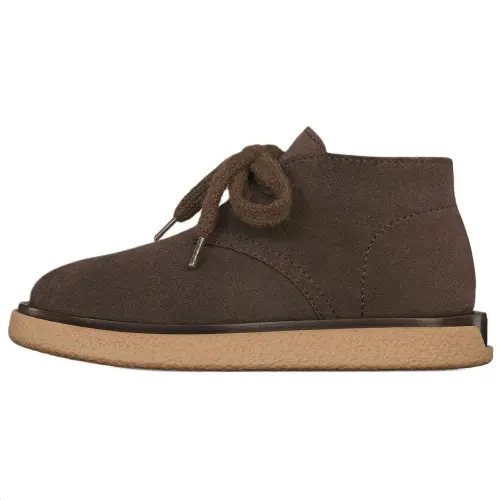DIOR Sahara Cow Leather Ankle Boots Men's Dark Brown