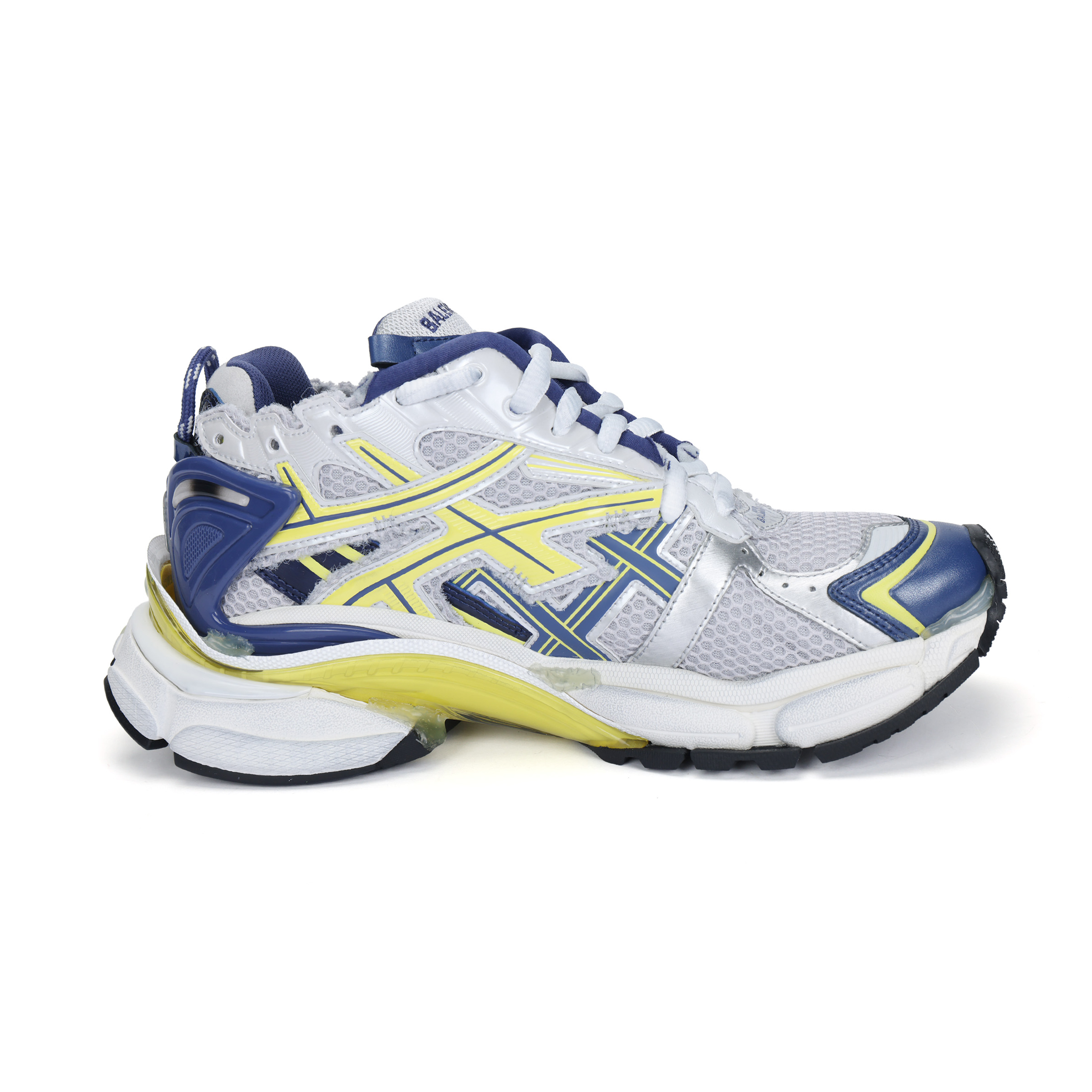 Мужские кроссовки Balenciaga Runner (бело-синие) — фото 2