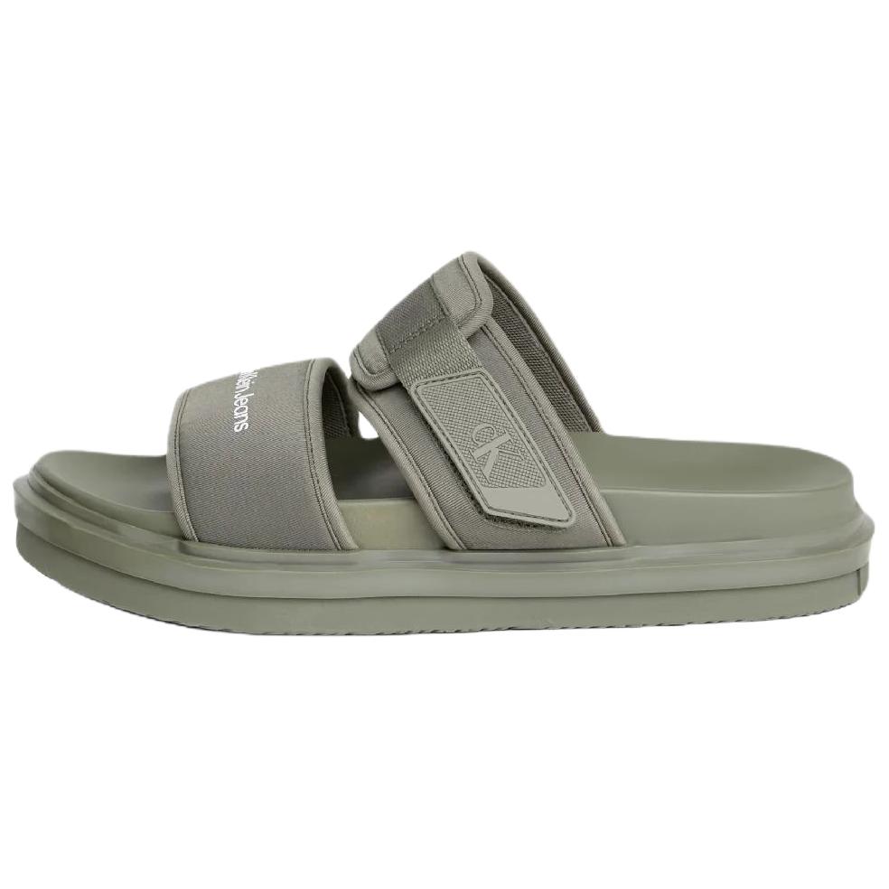 CKJ CALVIN KLEIN JEANS Slide Slippers Men's Green