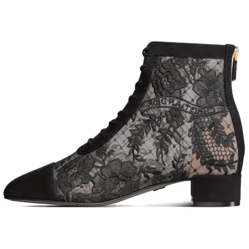 DIOR Naughtily D Ankle Boots 3cm Women's Black