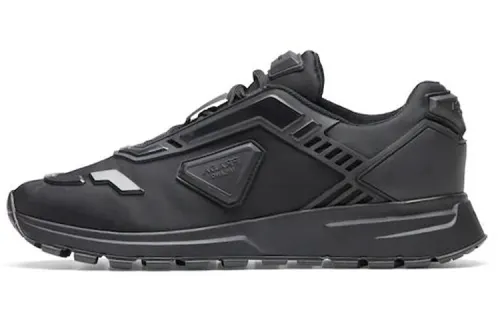 PRADA PRAX 1 Fabric Low top Casual Shoes Men's Black