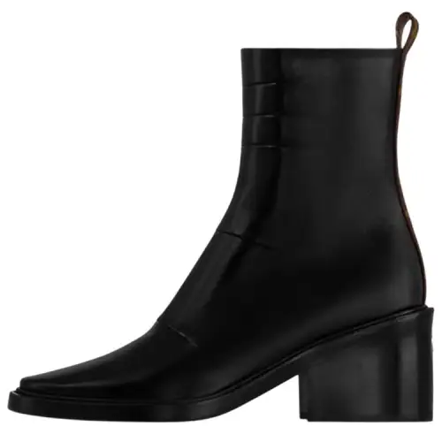 LOUIS VUITTON Jazz Ankle Boots 6CM Women's Black