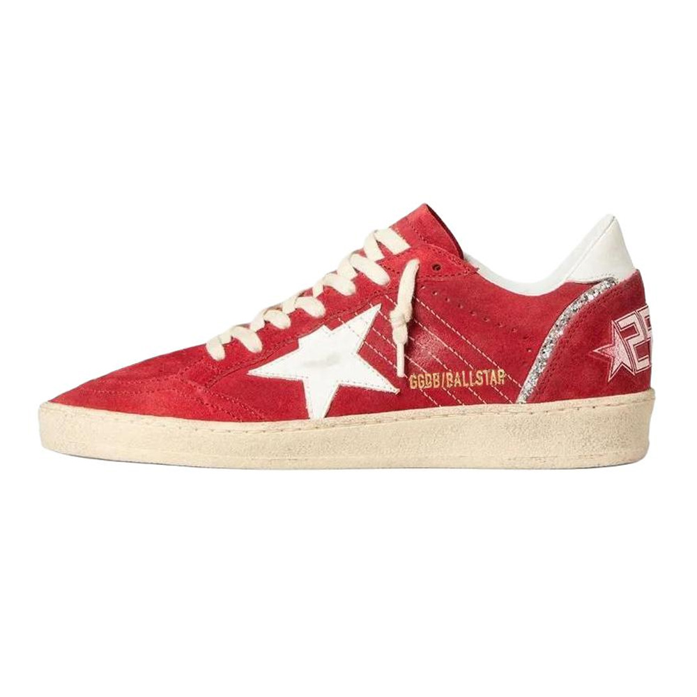 Женские кроссовки Golden Goose Ball Star (красный)
