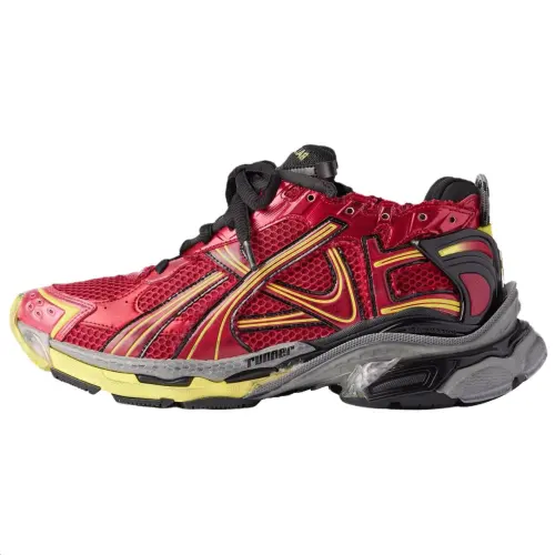 Balenciaga Runner Low top Chunky Sneakers Men's Red