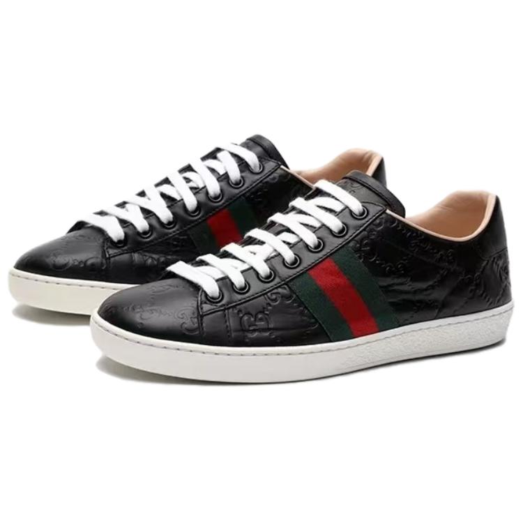 Женские кеды Gucci ACE (черные) — фото 3