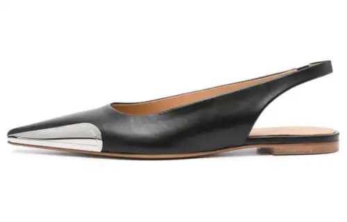 OFF-WHITE Allenframe leather ballerina shoes Women's