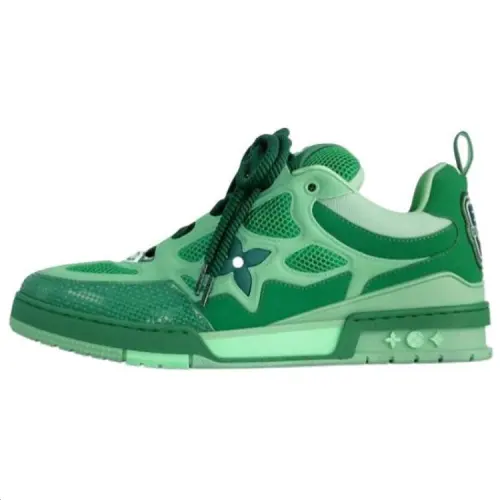 LOUIS VUITTON Skate Skateboard Shoes Men's Green