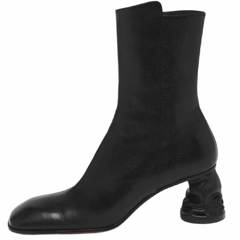 Женские ботинки Alexander McQueen Crush (черные)