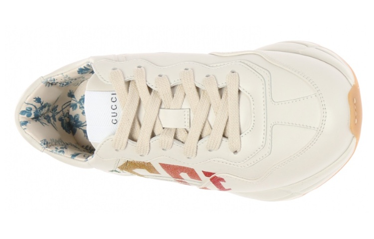 Женские кроссовки Gucci Rhyton G (белые) — фото 5