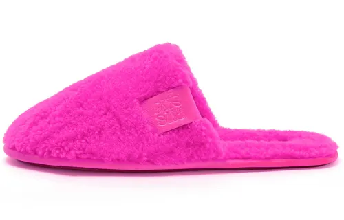 LOEWE Slippers 'Neon Pink'