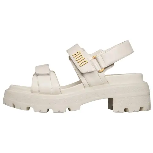 DIOR DiorAct One Strap Sandals 5.5cm Women's White