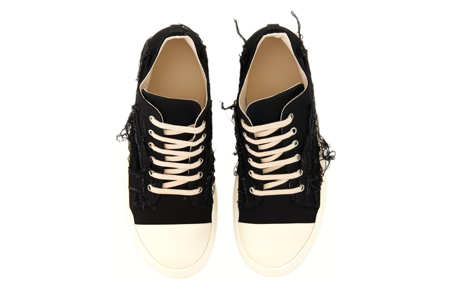 Rick Owens DRKSHDW Stylish Skateboarding Shoes Men's Black