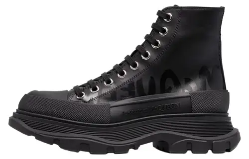 Alexander McQueen Tread Slick High Top Boots 'Black' Women's