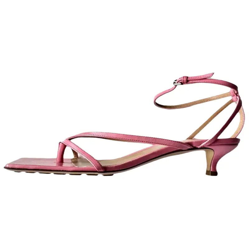Bottega Veneta Stretch One Strap Sandals Women's Pink