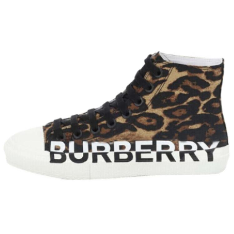Мужские кеды Burberry Леопардовые (коричневые)