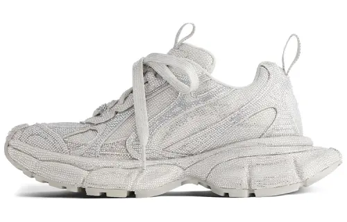 Balenciaga Women's 3XL Sneaker 'Rhinestones - Light Grey'