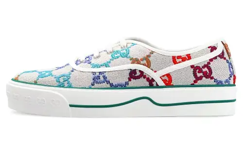 Gucci Tennis 1977 Low 'GG Embroidered Logo - Multi'