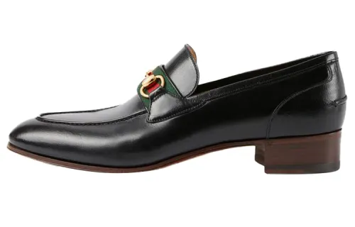 GUCCI Horsebit Loafer 'Black' Men's