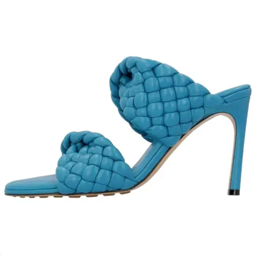 Bottega Veneta Slide Slippers Women's Blue