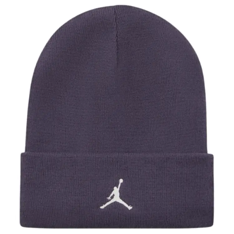 Nike Polyester Beanies Unisex Dark Purple/Sail White