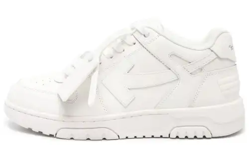 OFF-WHITE Out Of Office leather sneakers