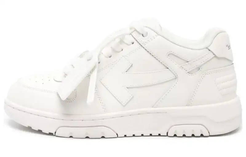 OFF-WHITE Out Of Office leather sneakers