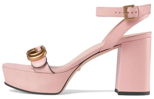 GUCCI Double G 120mm Platform Sandals