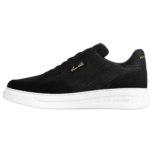LOUIS VUITTON Beverly Hills Low top Skateboard Shoes Men's Black