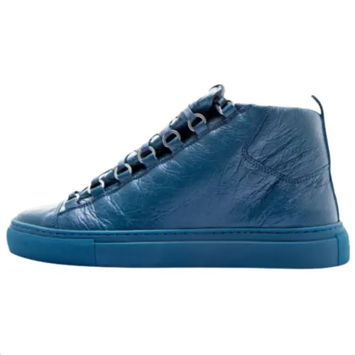 Balenciaga Arena Mid top Skateboard Shoes Men's Blue