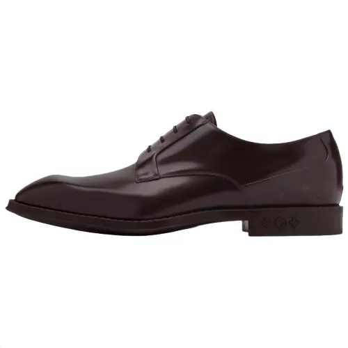 LOUIS VUITTON Kensington Cow Leather Dress Shoes Men's Brown