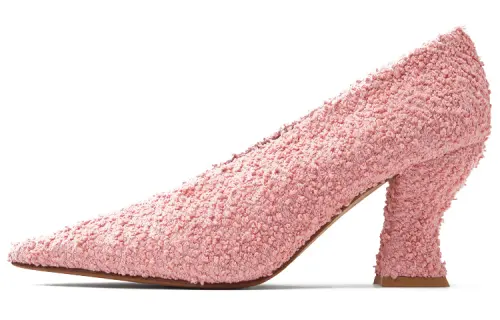 Bottega Veneta Almond Chunky Heel High Heels Women's