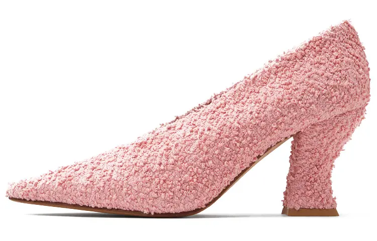 Bottega Veneta Almond Chunky Heel High Heels Women's