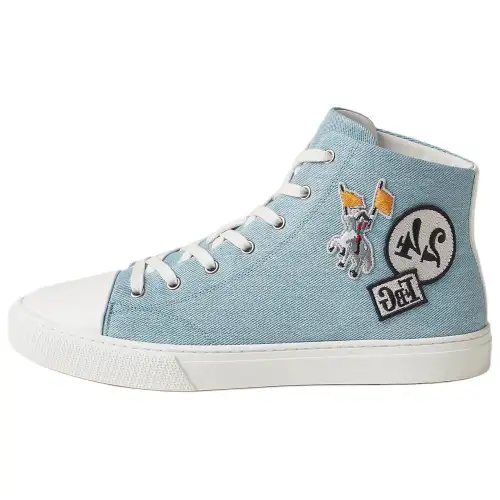 HERMES Skateboard Shoes Men's Blue